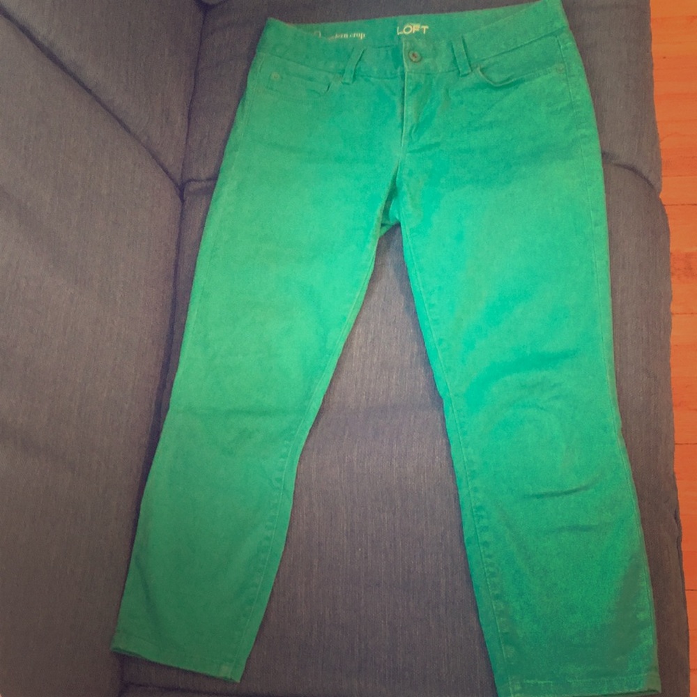 Loft Modern Crop Skinny Ankle Pants
